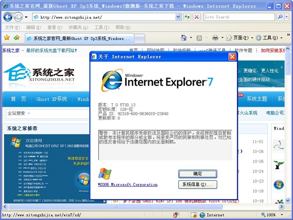 Internet Explorer 7IE7