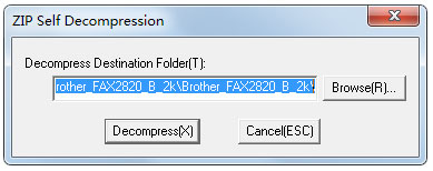 BROTHERֵ FAX-2820๦һӡ B