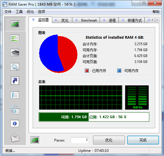RAM Saver Pro(ڴ) V13.1 ɫر