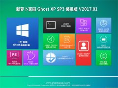 ܲ԰GHOST XP SP3׼ [2017.01]